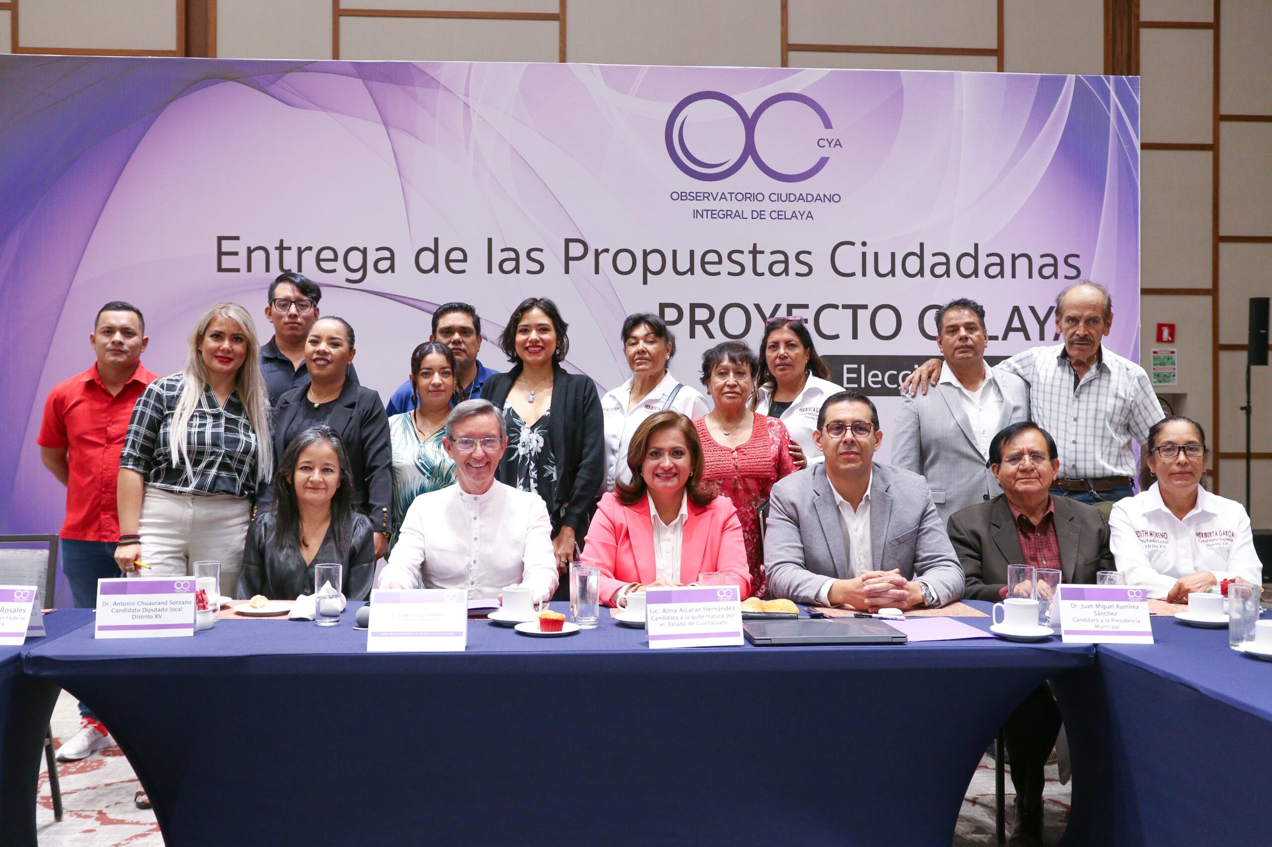 Comparten propuestas Alma Alcaraz e integrantes del Consejo Coordinador Empresarial de Celaya