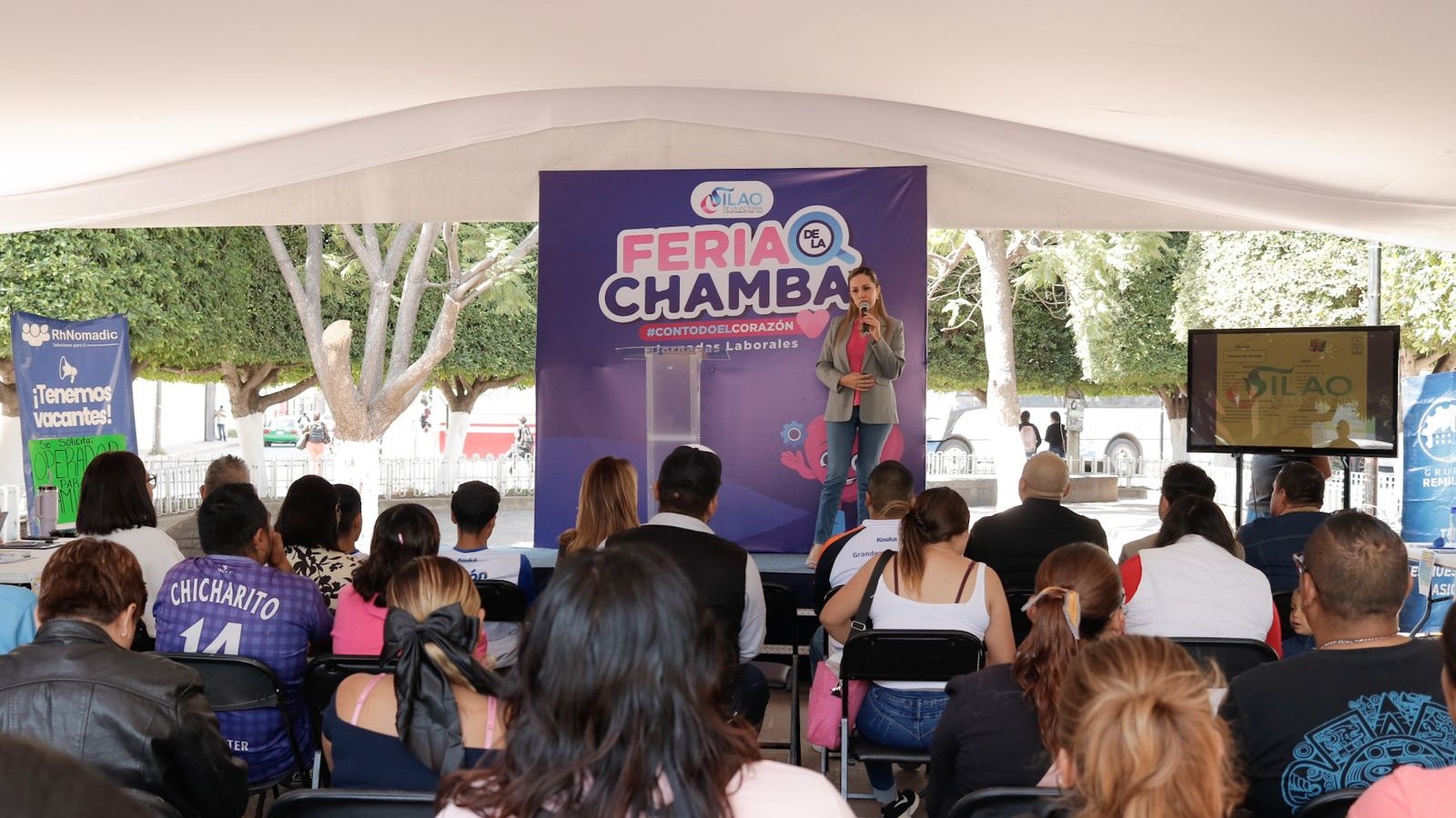 Promueven más de cien vacantes en la Feria de la Chamba